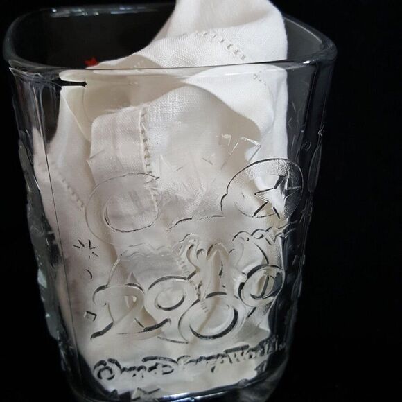 Vintage Walt Disney World Mickey Mouse Director Millennium 2000 Glass McDonalds - Picture 8 of 9